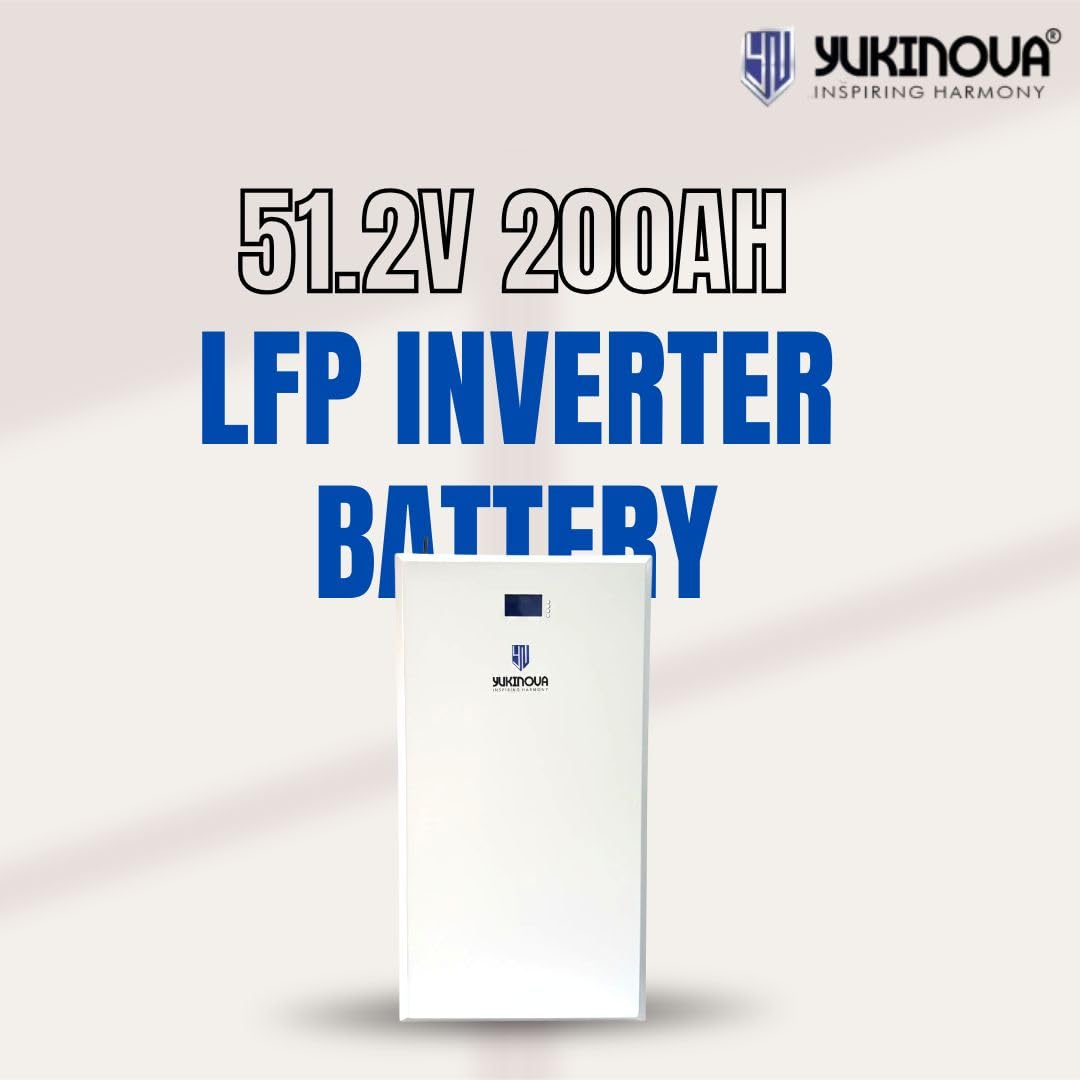 51.2V 200Ah Lithium Battery | 10.24kWh LiFePO4 | Solar Inverter, Home Backup, EV, Industrial Energy Storage | Fast Charging | High Safety