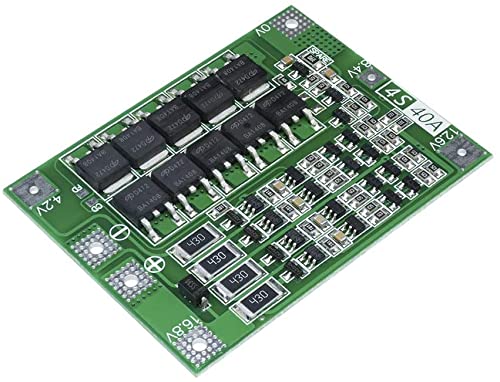 4S 40A 14.8V 16.8V 18650 Charger Li-ion Lithium Battery Protection Board PCB BMS Lipo Cell Module with Balance Function for Drill Motor