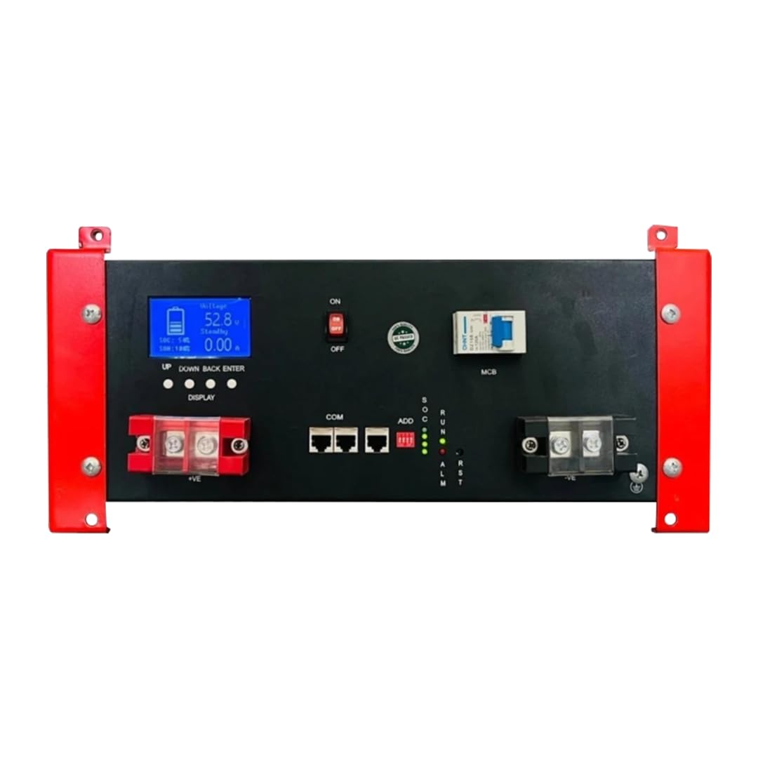 Fujiyama 51.2V 100Ah LiFePO4 Lithium-ion Battery | Smart BMS | High-Capacity 5120Wh | Zero Maintenance | 5-Year Warranty | Ideal for Solar, Inverter & E-Vehicle Applications