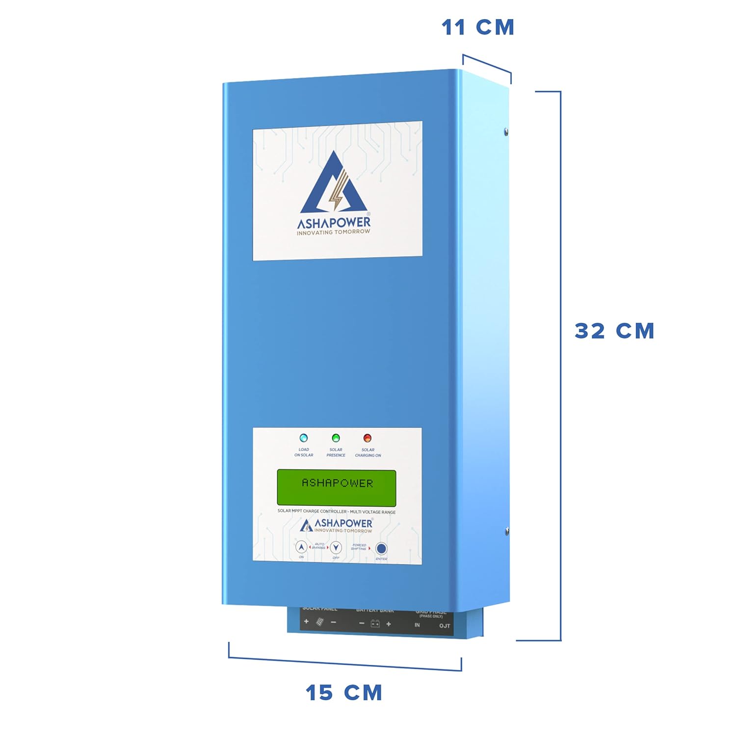 ASHAPOWER NOVA50 Solar MPPT Charge Controller SMU (12V/24V : 50Amps : Max.Voc - 90V, Max Watts - 1500W).