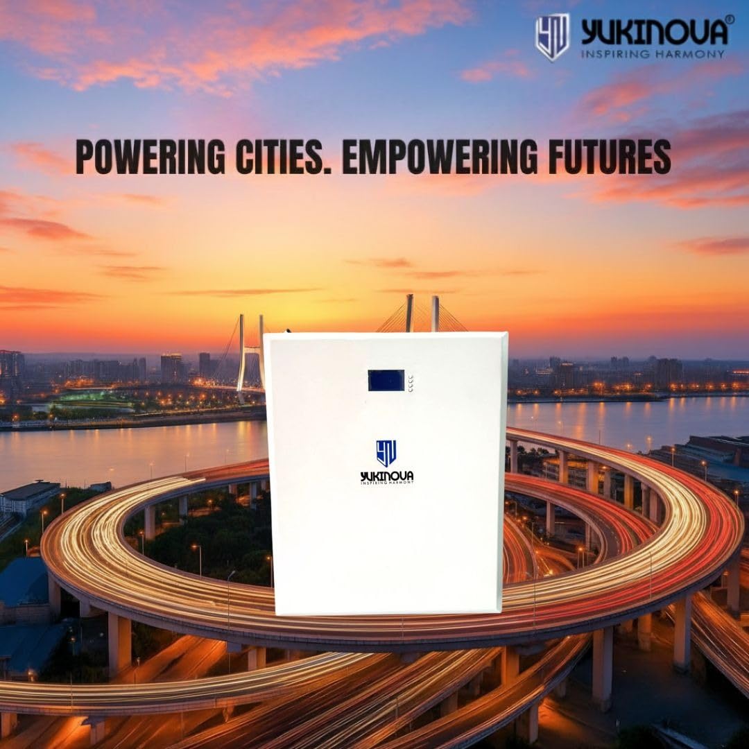 51.2V 105Ah Lithium Battery | 5.12kWh LiFePO4 | Smart BMS | 6000+ Cycles | Solar Inverter, Home Backup, EV, E-Rickshaw, Industrial Use | Fast Charging | High Temperature Protection