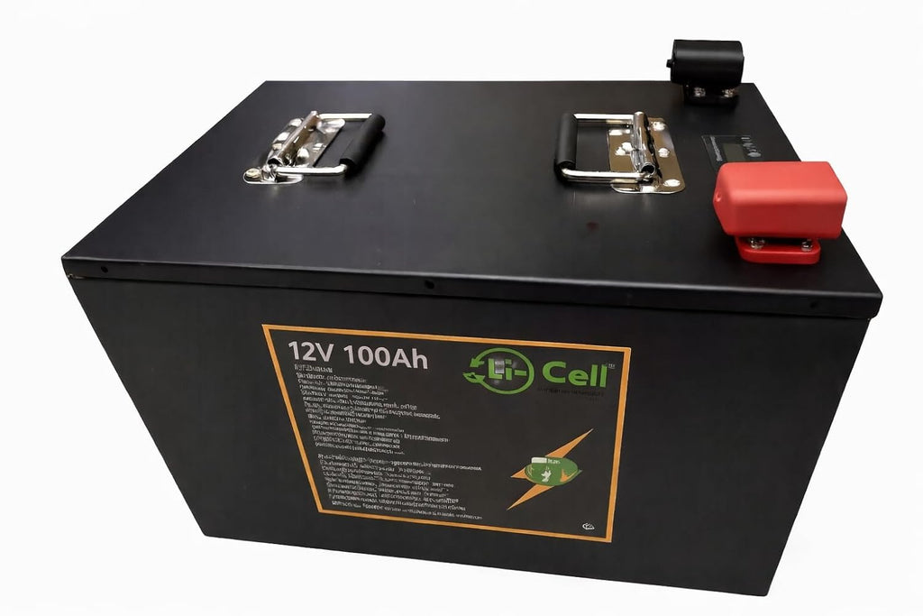 12V 100Ah Lithium-Ion Deep Cycle Battery, Built-in BMS, Over Voltage and Short Circuit Protection