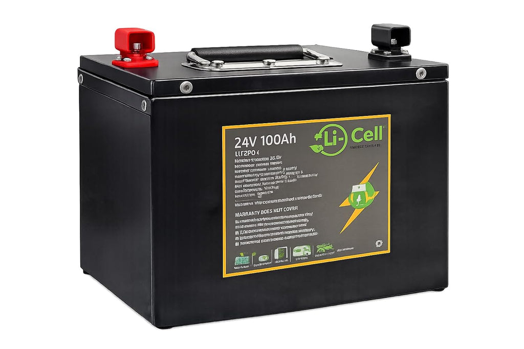 Li-Cell EnergyPro 24V 200Ah Lithium Battery for Solar & Inverter